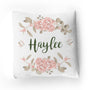 Stretchy Knit/Sherpa Throw Pillow | Country Floral