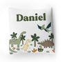 Stretchy Knit/Sherpa Throw Pillow | Dancing Dinos