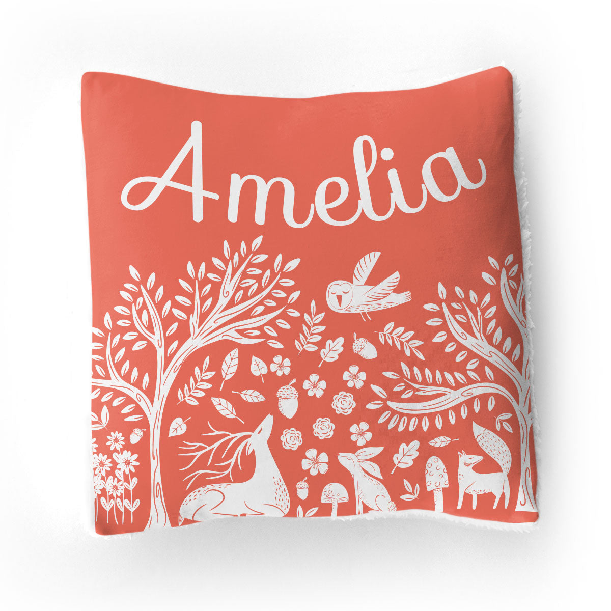 Personalized Throw Pillow | Fairytale Meadow