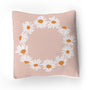 Stretchy Knit/Sherpa Throw Pillow | Far Out Floral