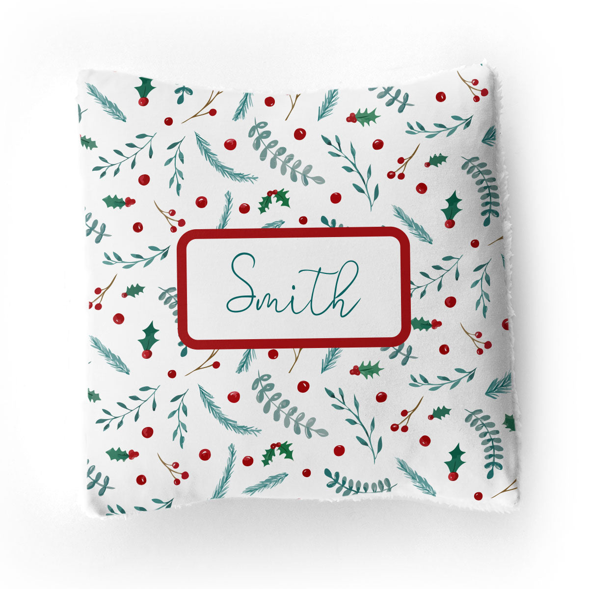 Holiday Throw Pillow | Holly Holidays