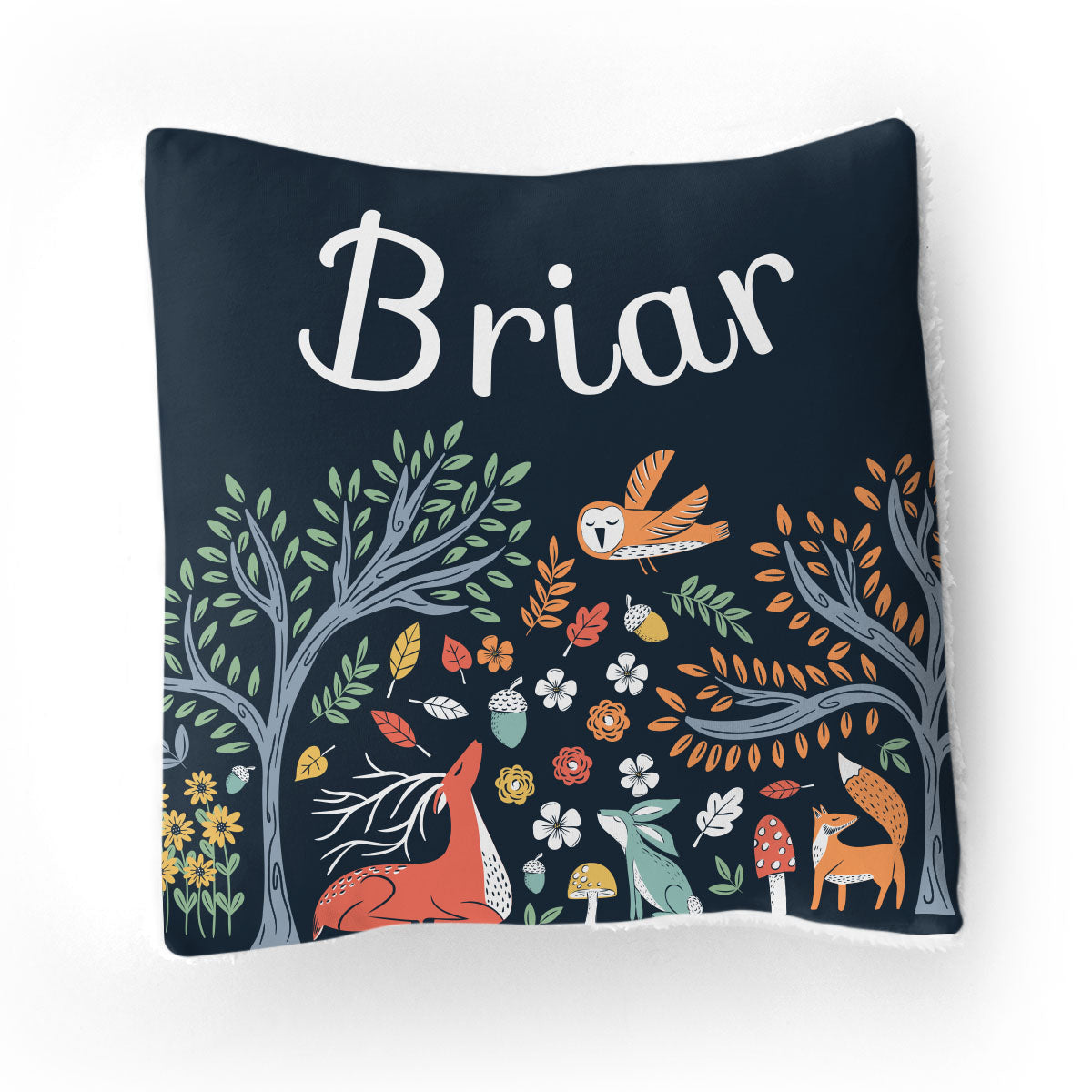 Personalized Throw Pillow | Midnight Meadow