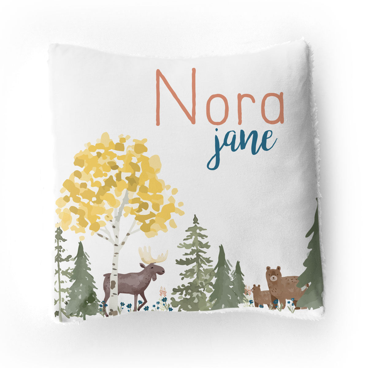 Stretchy Knit/Sherpa Throw Pillow | Mountain Explorer