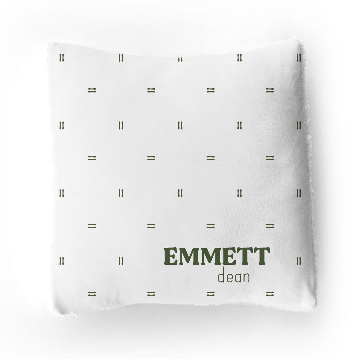Stretchy Knit/Sherpa Throw Pillow | Multi-Font