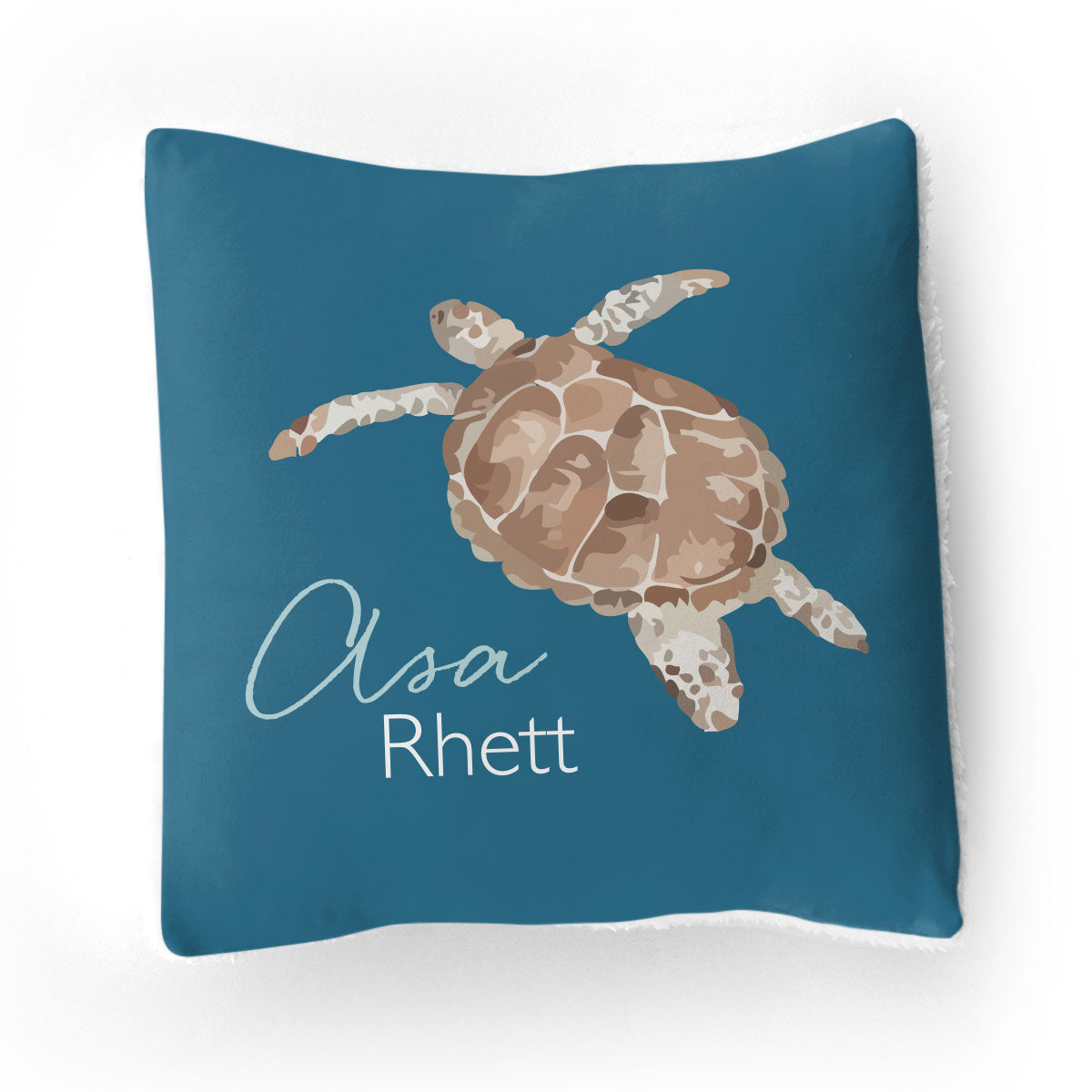 Stretchy Knit/Sherpa Throw Pillow | Ocean Explorer