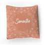 Stretchy Knit/Sherpa Throw Pillow | Secret Garden