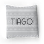 Stretchy Knit/Sherpa Throw Pillow | Tribal