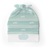 Personalized  Swaddle & Hat Set | Sandy Waves