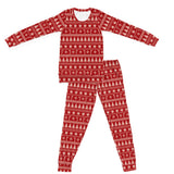 Womens Christmas Cloudwear {Cozy Loungewear} | Brick Red Sweater Perfection